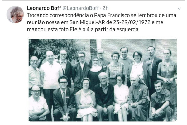 Bergoglio with Boff